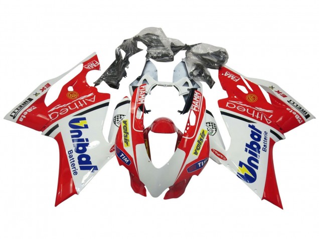 2011-2014 White Red Blue Valsir Fiamm Ducati Panigale 899/1199 Motorcycle Fairings
