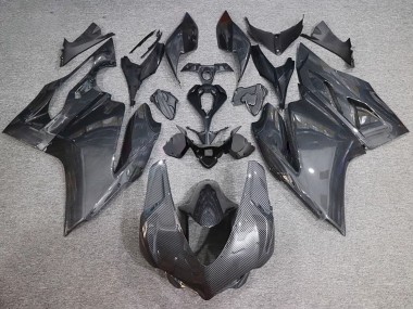 2015-2020 Black Carbon Fiber Style Ducati 959/1299 Motorcycle Fairings