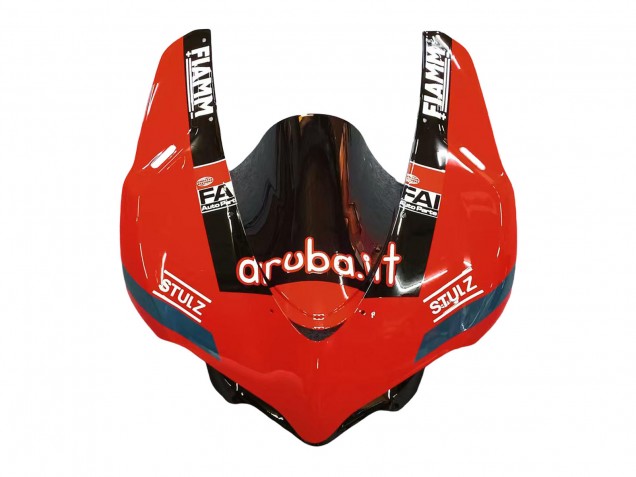 2015-2020 Red Glossy Black Fiamm Ducati 959/1299 Motorcycle Fairings