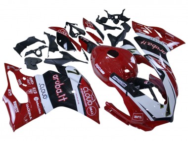 2015-2020 White Red Black Aruba 7 Ducati 959/1299 Motorcycle Fairings
