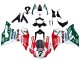 2015-2020 White Red Green Valsir Fiamm 7 Ducati 959/1299 Motorcycle Fairings