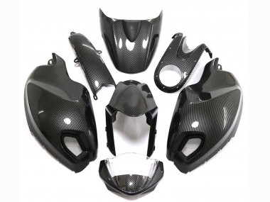 2008-2012 Black Carbon Fiber Style Ducati Monster 696 796 1100 1100S Motorcycle Fairings