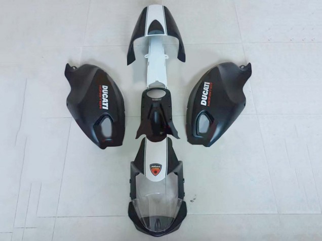 2008-2012 White Matte Black Ducati Monster 696 796 1100 1100S Motorcycle Fairings