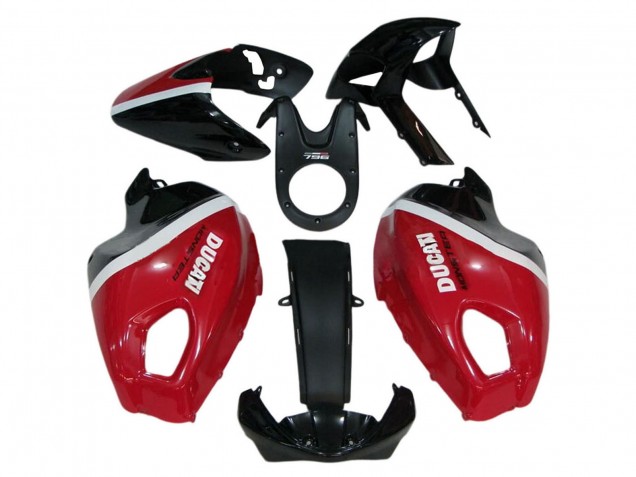 2008-2012 Red White Glossy Black Ducati Monster 696 796 1100 1100S Motorcycle Fairings