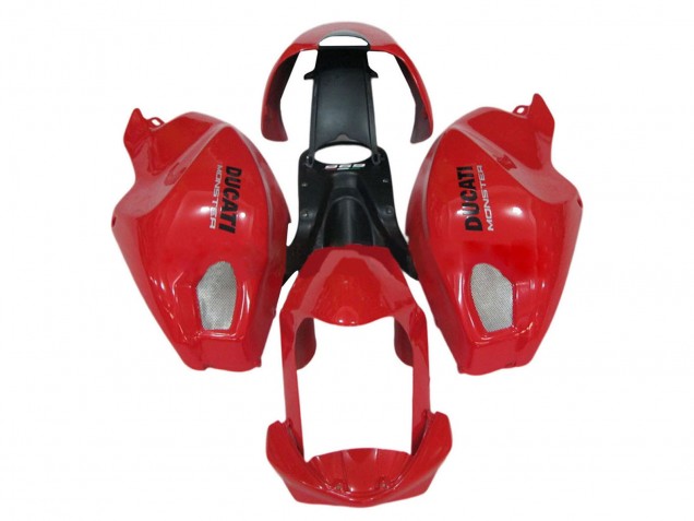 2008-2012 Red Ducati Monster 696 796 1100 1100S Motorcycle Fairing