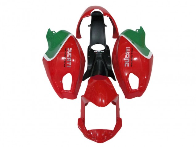 2008-2012 Red White Green Ducati Monster 696 796 1100 1100S Motorcycle Fairings