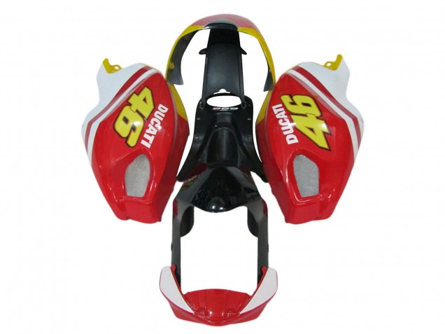2008-2012 White Red Glossy Black Yellow 46 Ducati Monster 696 796 1100 1100S Motorcycle Fairings