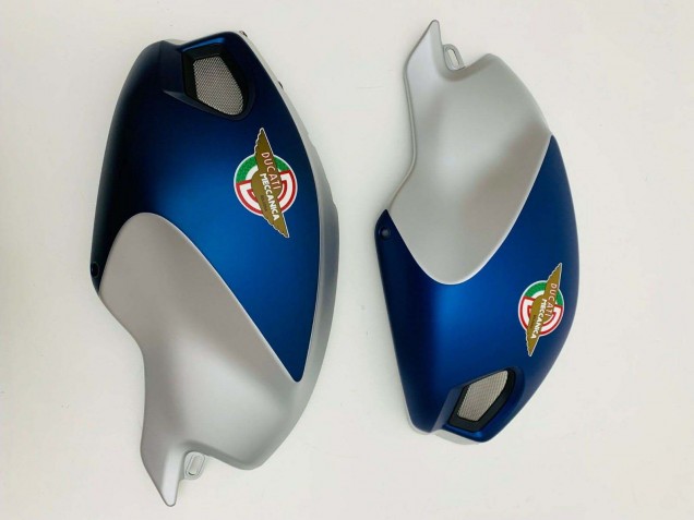 2008-2012 Dark Blue Silver Ducati Monster 696 796 1100 1100S Motorcycle Fairings