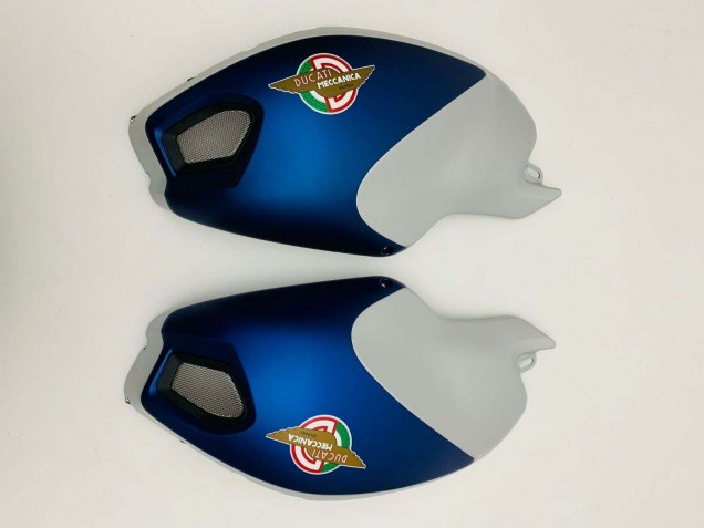 2008-2012 Dark Blue Silver Ducati Monster 696 796 1100 1100S Motorcycle Fairings