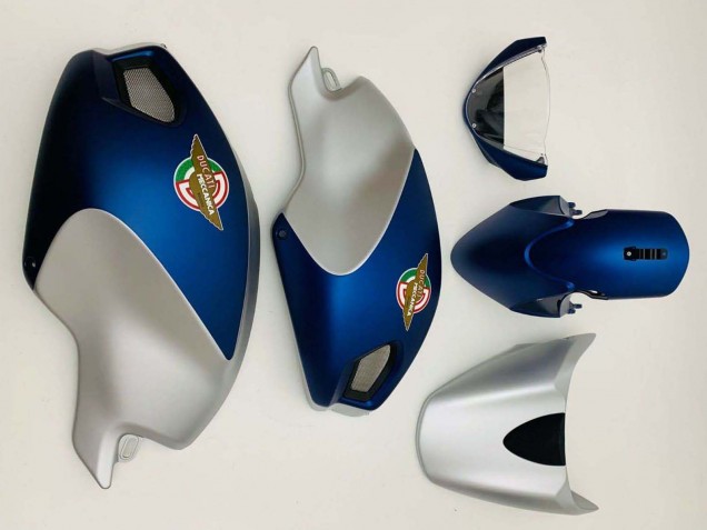 2008-2012 Dark Blue Silver Ducati Monster 696 796 1100 1100S Motorcycle Fairings
