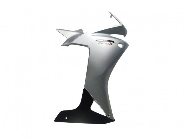 2013-2015 Silver Glossy Black Honda CBR500R Motorcycle Fairing