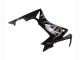 2013-2015 Glossy Black Silver Flame Honda CBR500R Motorcycle Fairings