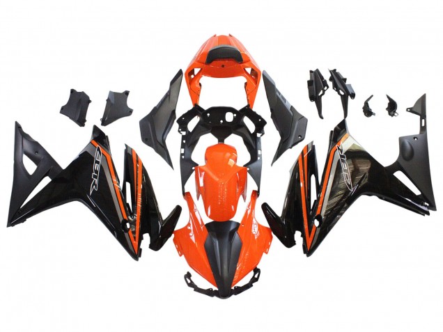 2016-2018 Orange Glossy Black Matte Black Honda CBR500R Motorcycle Fairings