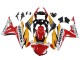 2016-2018 Yellow White Red Repsol HRC Honda CBR500R Motorcycle Fairings