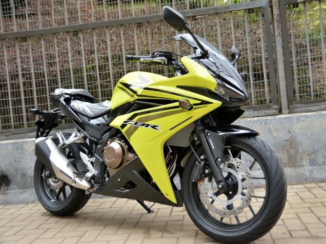 2016-2018 Yellow Honda CBR500R Motorcycle Fairings