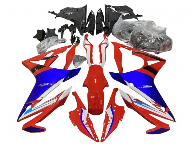 2016-2018 White Red Blue Honda CBR500R Motorcycle Fairings