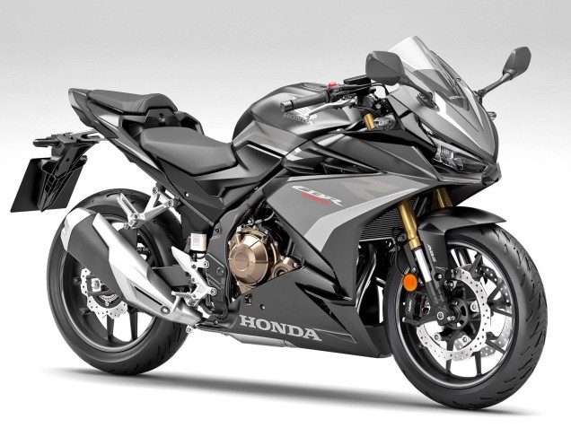 2019-2023 Silver Grey Matte Black Honda CBR500R Motorcycle Fairings