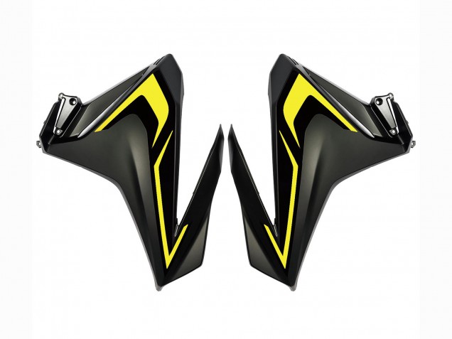 2019-2023 Matte Black Yellow Honda CBR500R Motorcycle Fairings