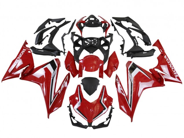 2019-2023 Red White Black Honda CBR500R Motorcycle Fairings