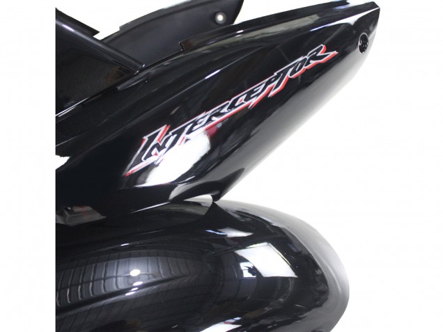 2002-2013 Glossy Black Honda VFR 800 Motorcycle Fairing