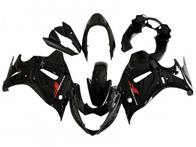 2008-2013 Glossy Black Suzuki GSX650F Motorcycle Fairings