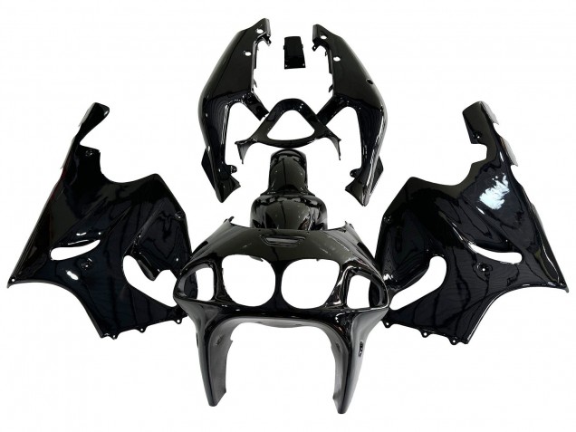 1996-2003 Glossy Black Kawasaki ZX7R Motorcycle Fairing