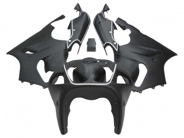 1996-2003 Matte Black Kawasaki ZX7R Motorcycle Fairings
