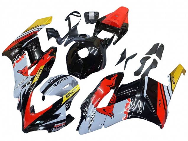 2004-2005 Yellow Red White Glossy Red Bull Repsol HRC Honda CBR1000RR Motorcycle Fairings