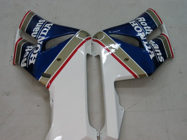 2004-2005 White Blue Gold Rothmans Honda CBR1000RR Motorcycle Fairings