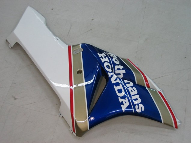 2004-2005 White Blue Gold Rothmans Honda CBR1000RR Motorcycle Fairings