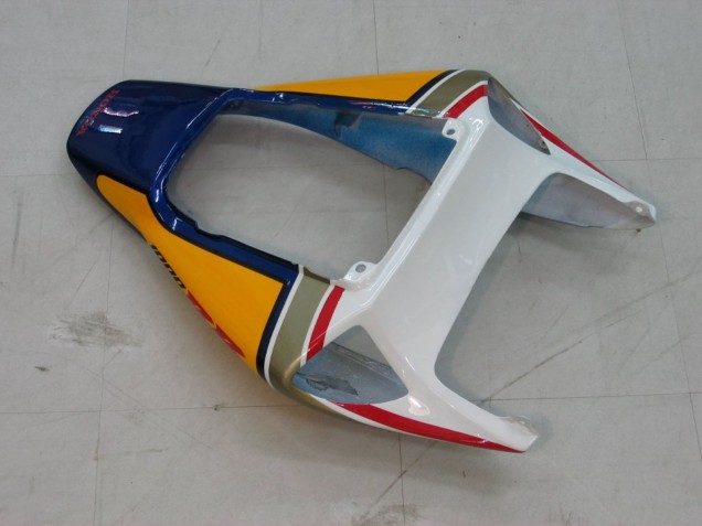 2004-2005 White Blue Gold Rothmans Honda CBR1000RR Motorcycle Fairings