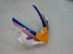 2004-2005 White Blue Gold Rothmans Honda CBR1000RR Motorcycle Fairings