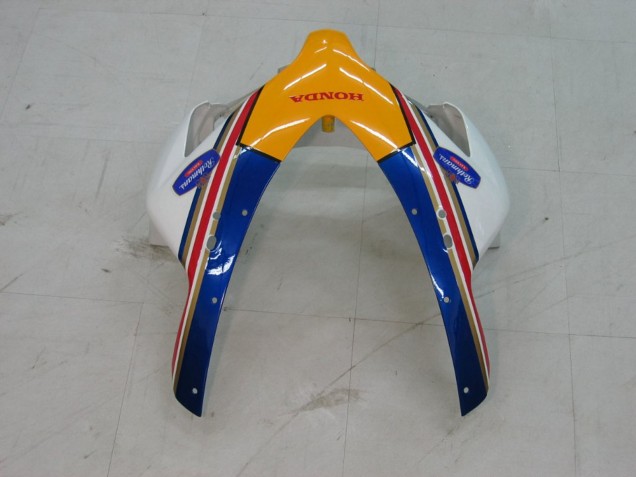 2004-2005 White Blue Gold Rothmans Honda CBR1000RR Motorcycle Fairings