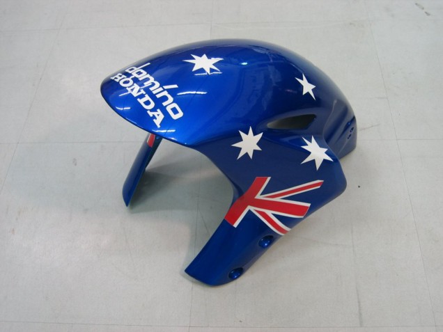 2004-2005 White Blue Red Glossy Black Star Carrera Lee Honda CBR1000RR Motorcycle Fairings