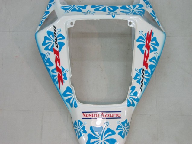 2004-2005 White Blue Snow Nastro Azzurro 46 Honda CBR1000RR Motorcycle Fairings
