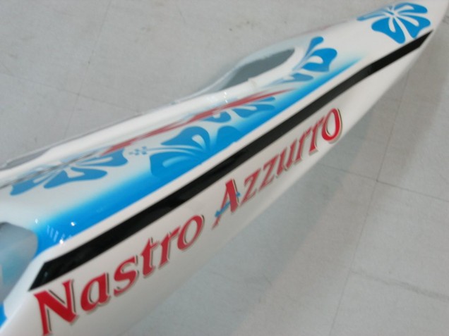 2004-2005 White Blue Snow Nastro Azzurro 46 Honda CBR1000RR Motorcycle Fairings