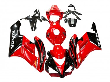 2004-2005 Red Glossy Black Racing Honda CBR1000RR Motorcycle Fairings