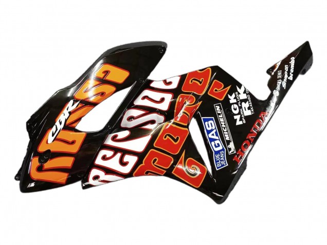 2004-2005 Yellow Orange Glossy Black Repsol Rossi 46 Honda CBR1000RR Motorcycle Fairings