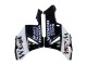 2004-2005 Glossy Black White West Honda CBR1000RR Motorcycle Fairings