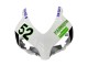 2004-2005 White Green Glossy Black Hannspree 52 Honda CBR1000RR Motorcycle Fairings