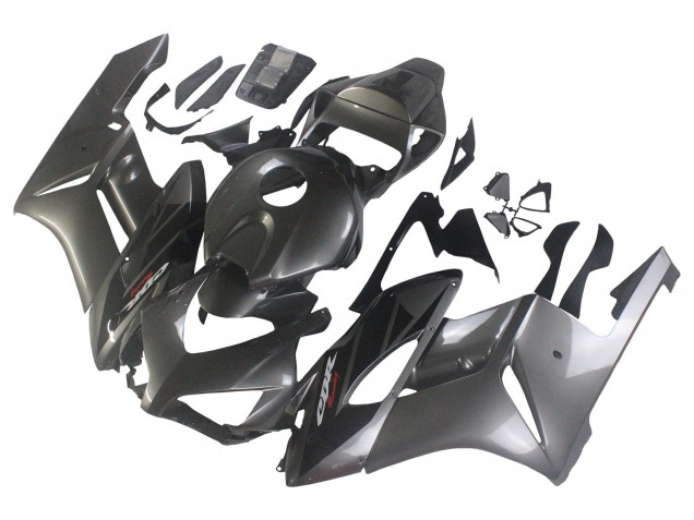 2004-2005 Glossy Grey Glossy Black Honda CBR1000RR Motorcycle Fairings