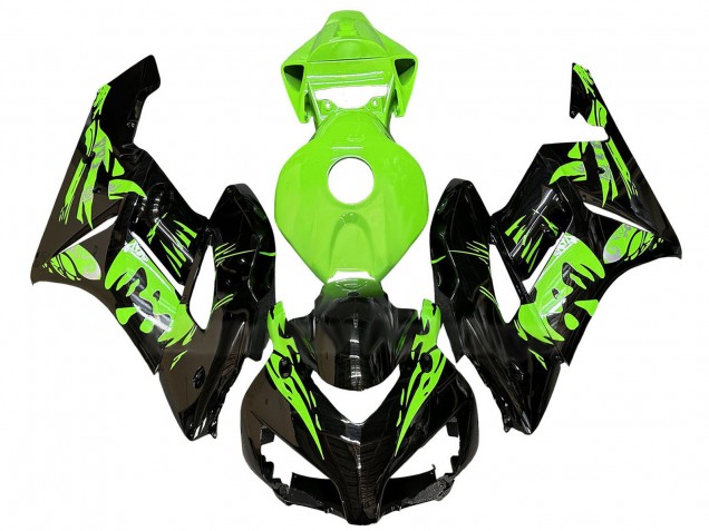 2004-2005 Green Glossy Black Honda CBR1000RR Motorcycle Fairings