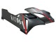 2004-2005 Glossy Black Glossy Grey Red Stripe Honda CBR1000RR Motorcycle Fairings