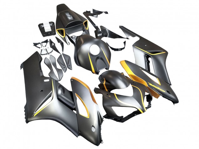 2004-2005 Matte Grey Gold Honda CBR1000RR Motorcycle Fairings
