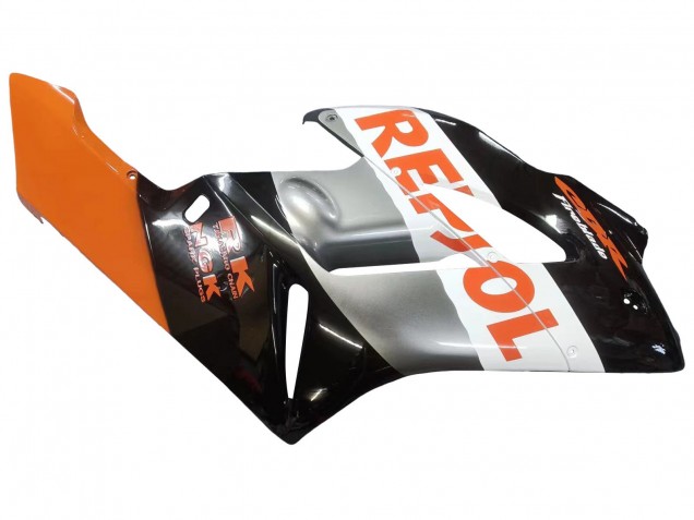 2004-2005 Orange Silver Glossy Black Repsol Honda CBR1000RR Motorcycle Fairings
