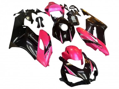 2004-2005 Pink Glossy Black Honda CBR1000RR Motorcycle Fairings
