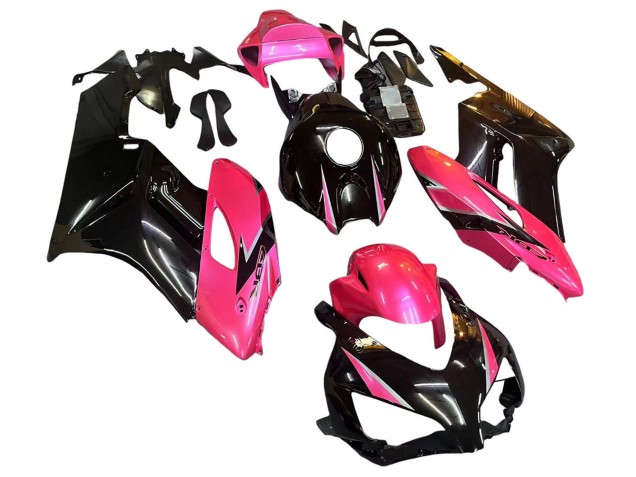 2004-2005 Pink Glossy Black Honda CBR1000RR Motorcycle Fairings