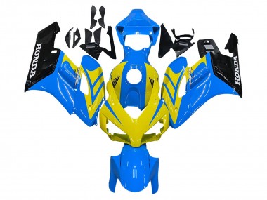2004-2005 Blue Yellow Glossy Black Honda CBR1000RR Motorcycle Fairings
