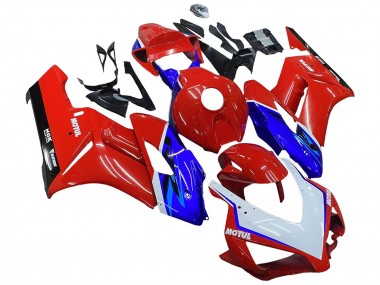 2004-2005 Red Blue White Black Motul Honda CBR1000RR Motorcycle Fairings