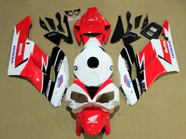 2004-2005 White Red Matte Black Motul Honda CBR1000RR Motorcycle Fairings